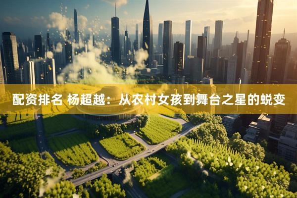配资排名 杨超越：从农村女孩到舞台之星的蜕变